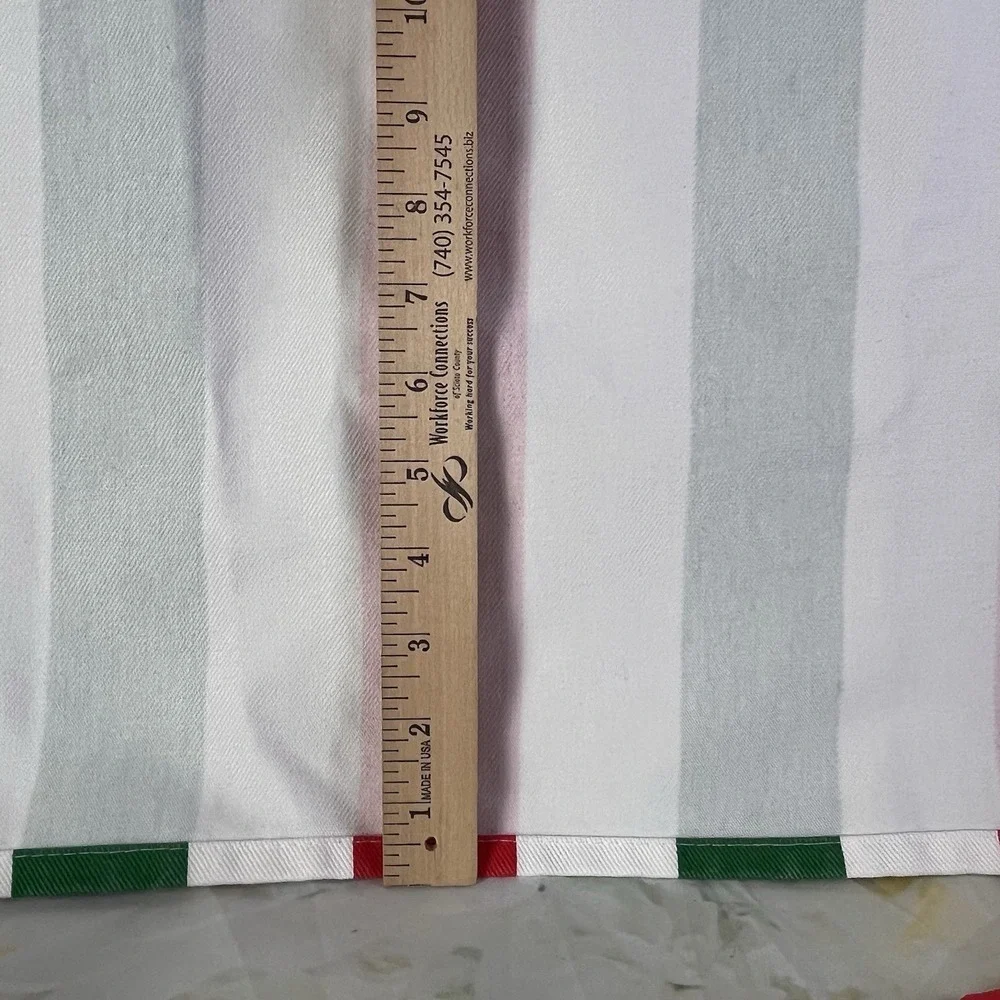 Dolce Italia Florence Bar Apron Red White Green Flag of Italy Striped Sweets